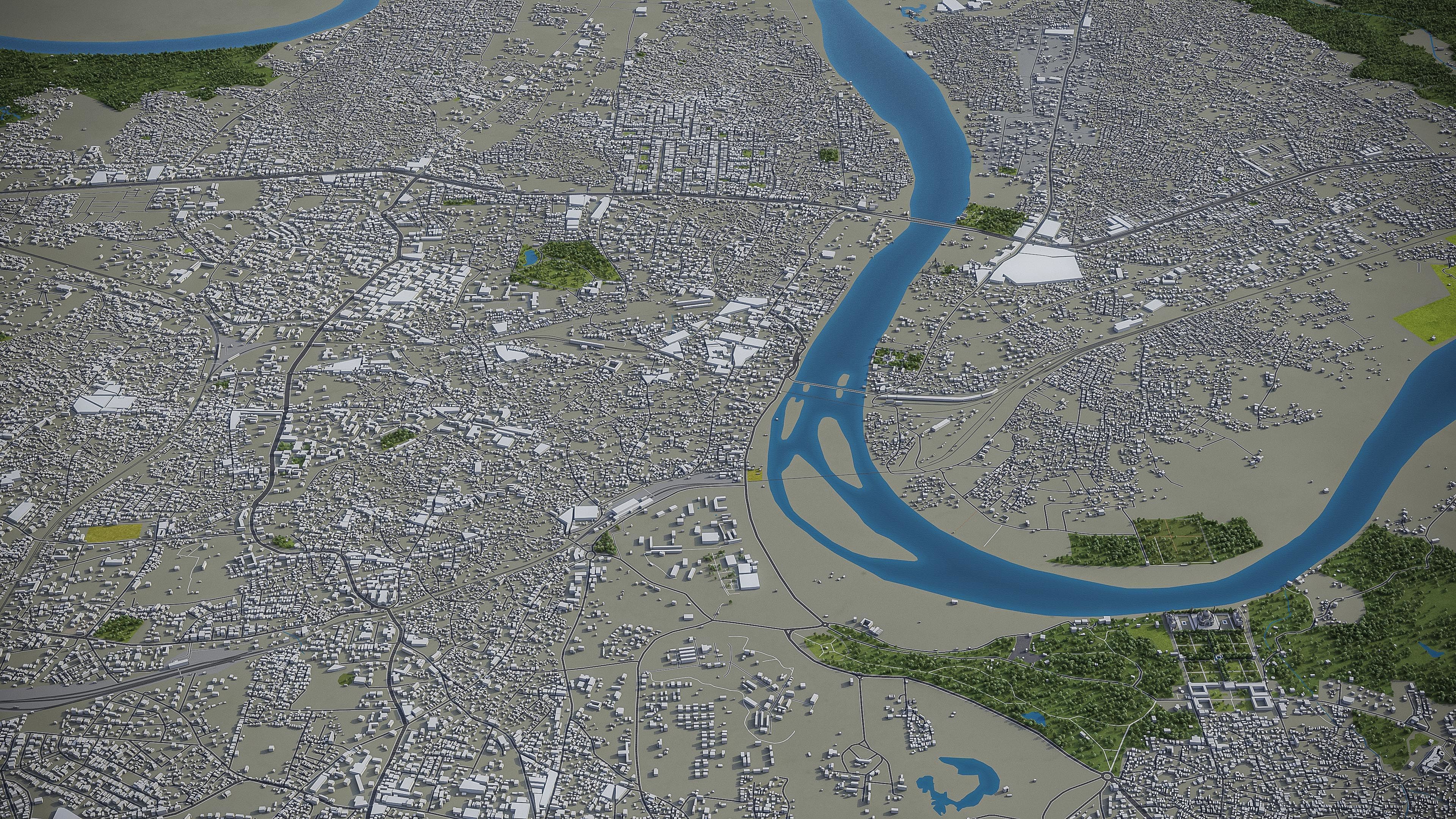 Agra - City 3D Model Low-poly 3D model_23