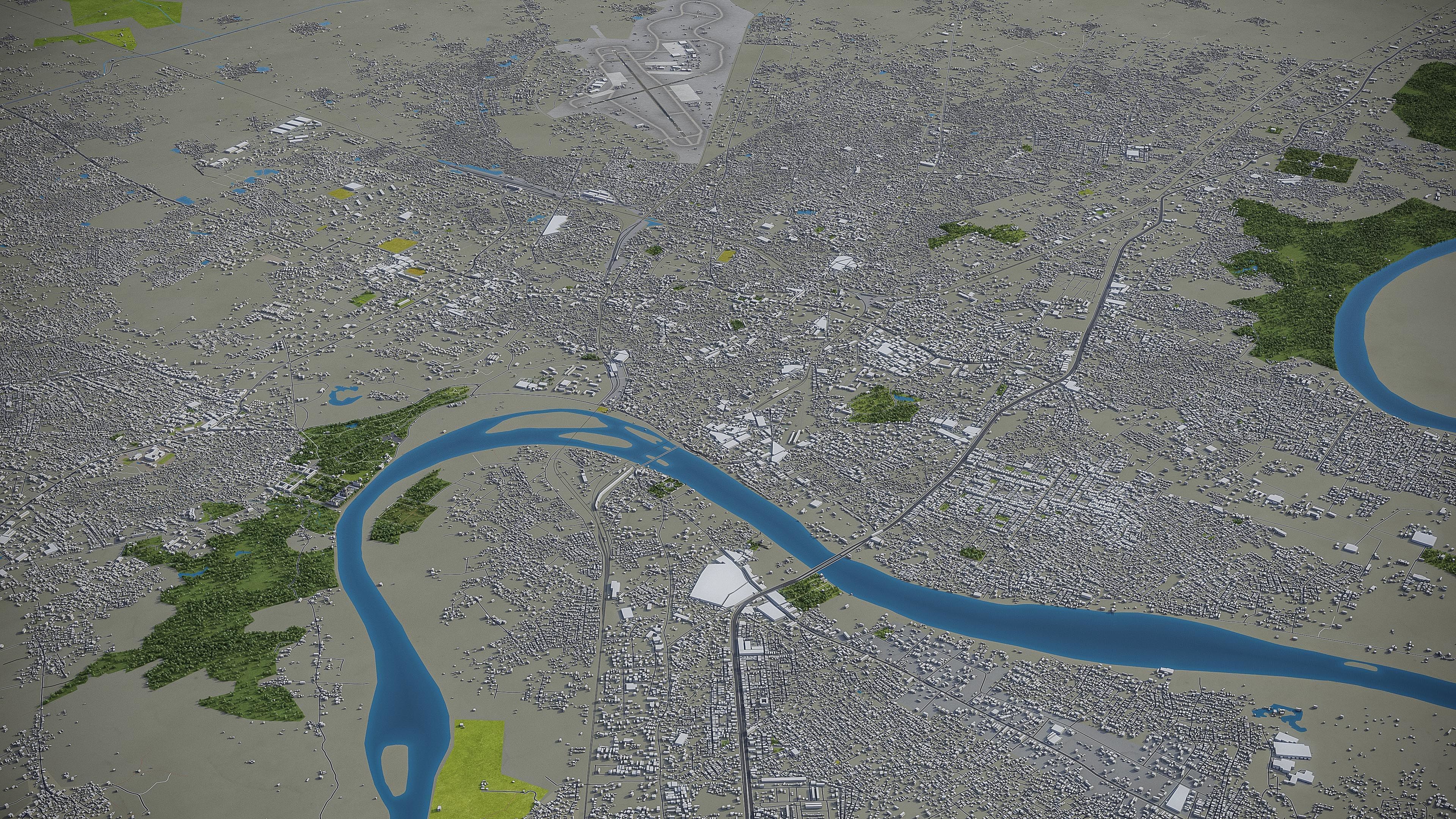 Agra - City 3D Model Low-poly 3D model_27