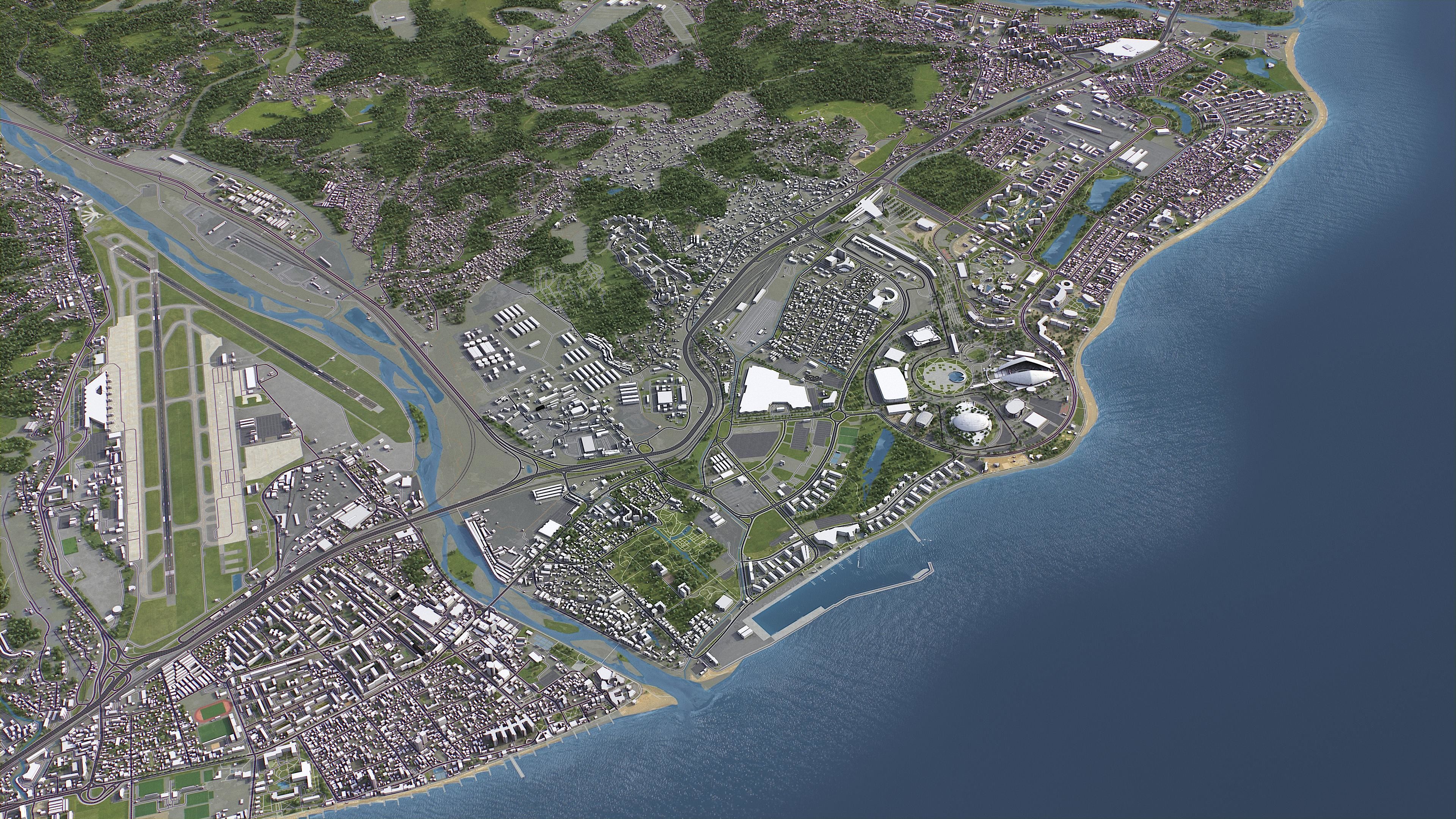 Adler - City 3D Model Low-poly 3D model_8