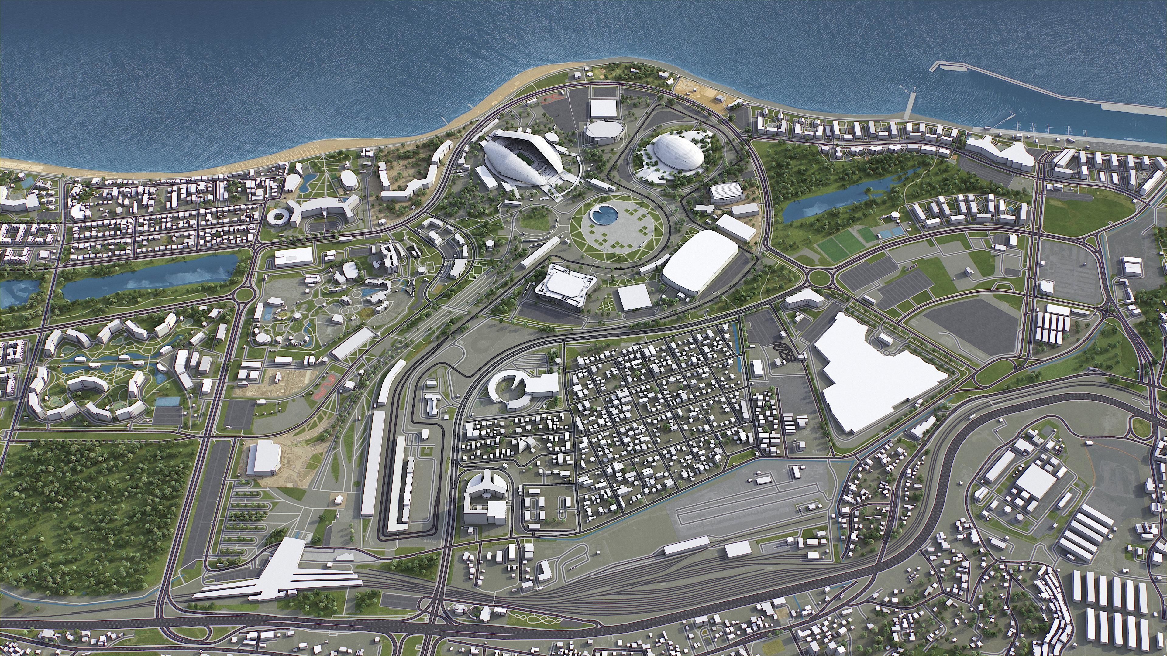 Adler - City 3D Model Low-poly 3D model_3