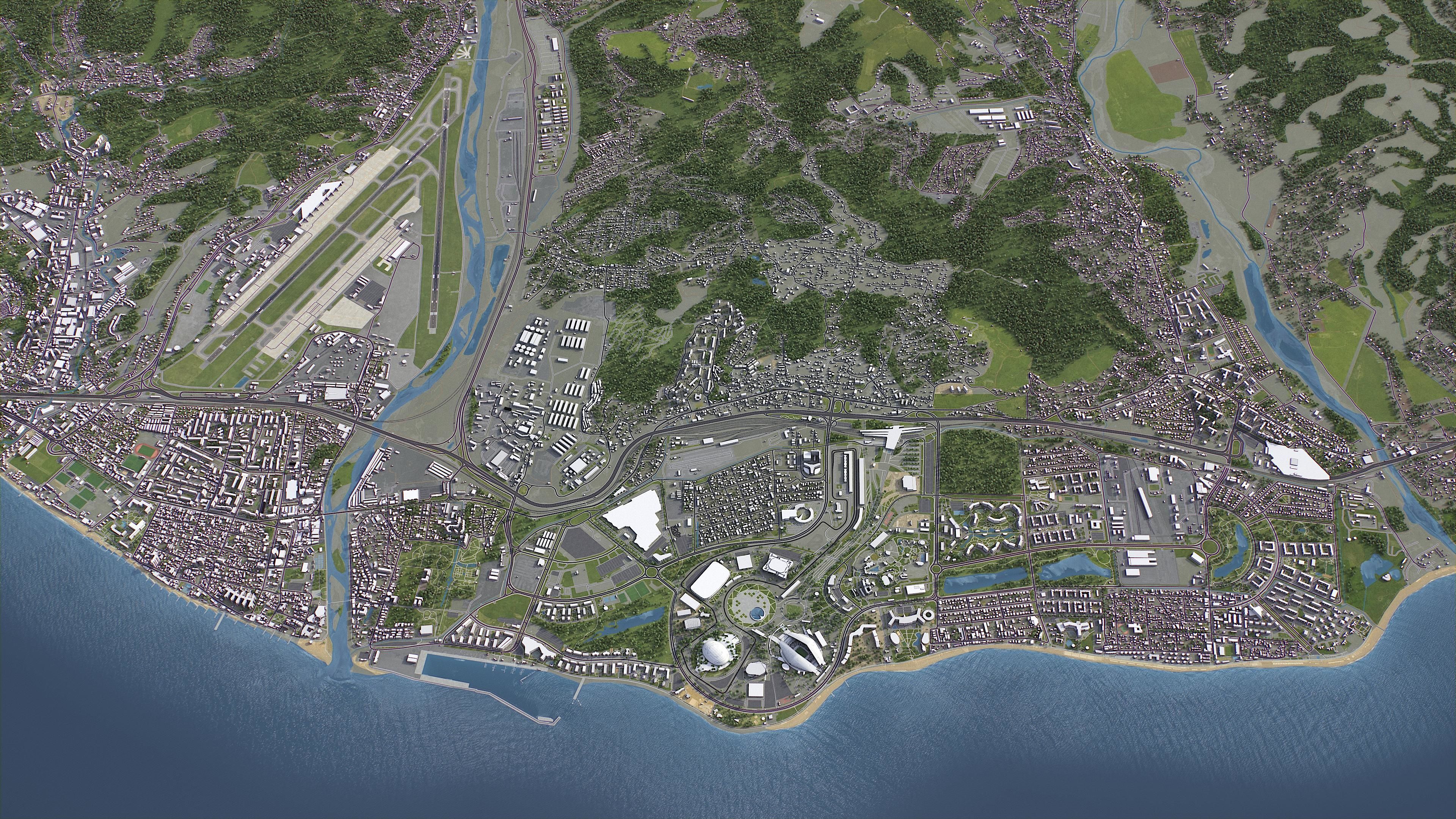 Adler - City 3D Model Low-poly 3D model_7