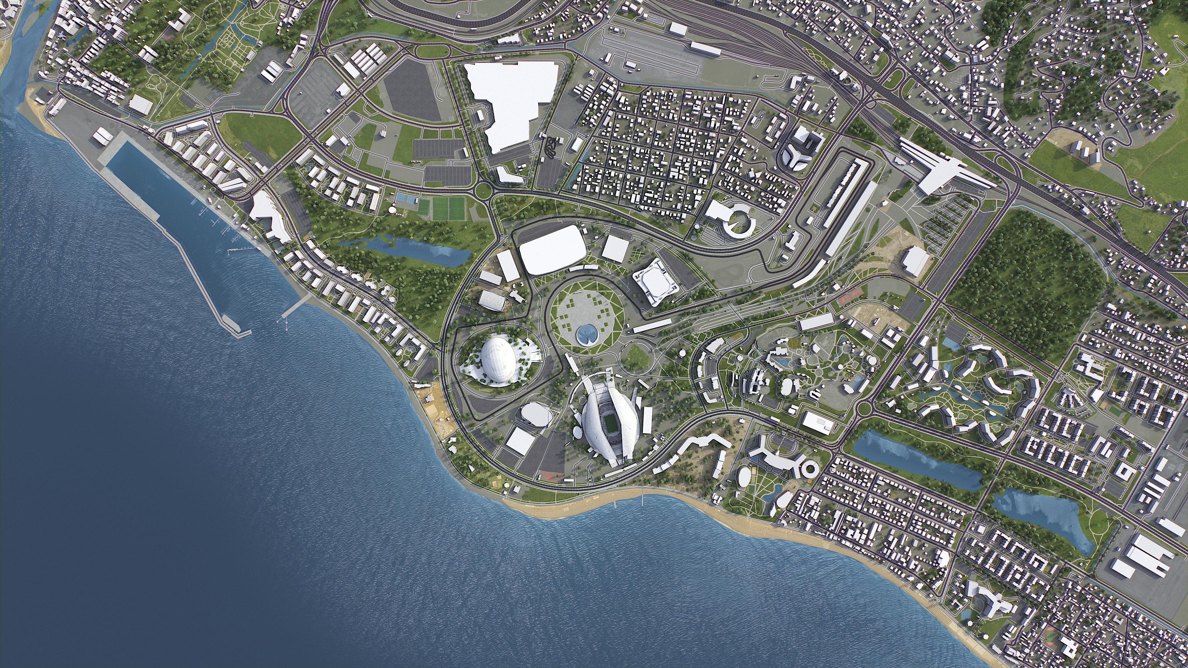 Adler - City 3D Model Low-poly 3D model_5