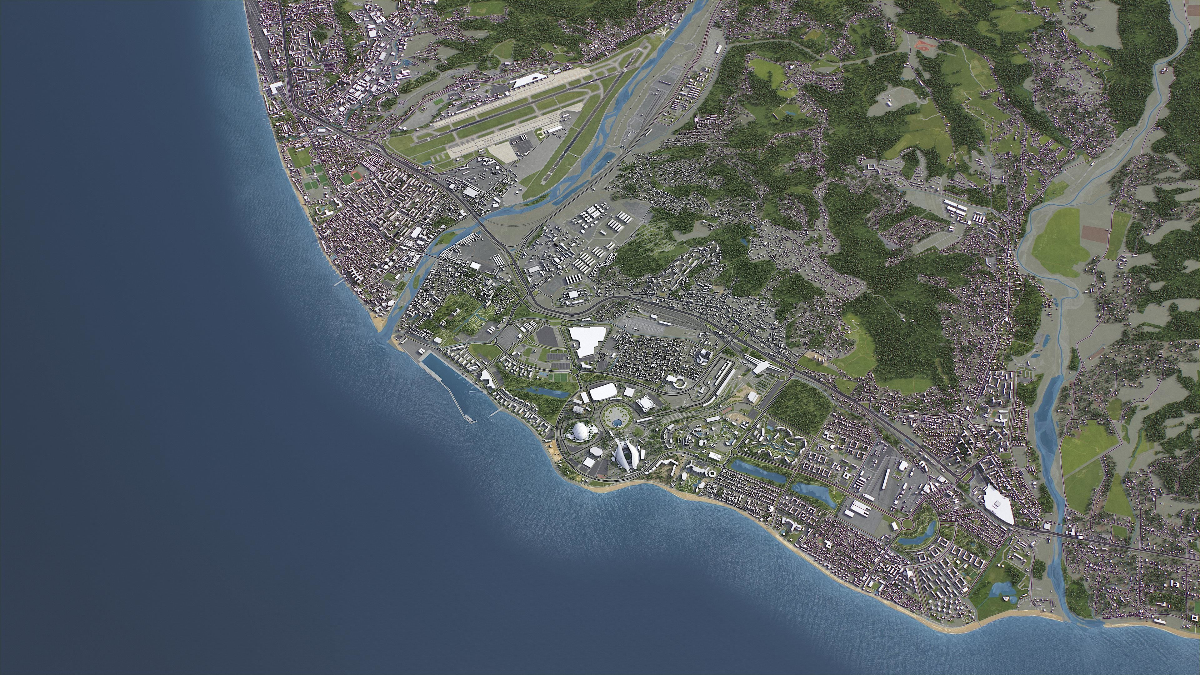 Adler - City 3D Model Low-poly 3D model_6