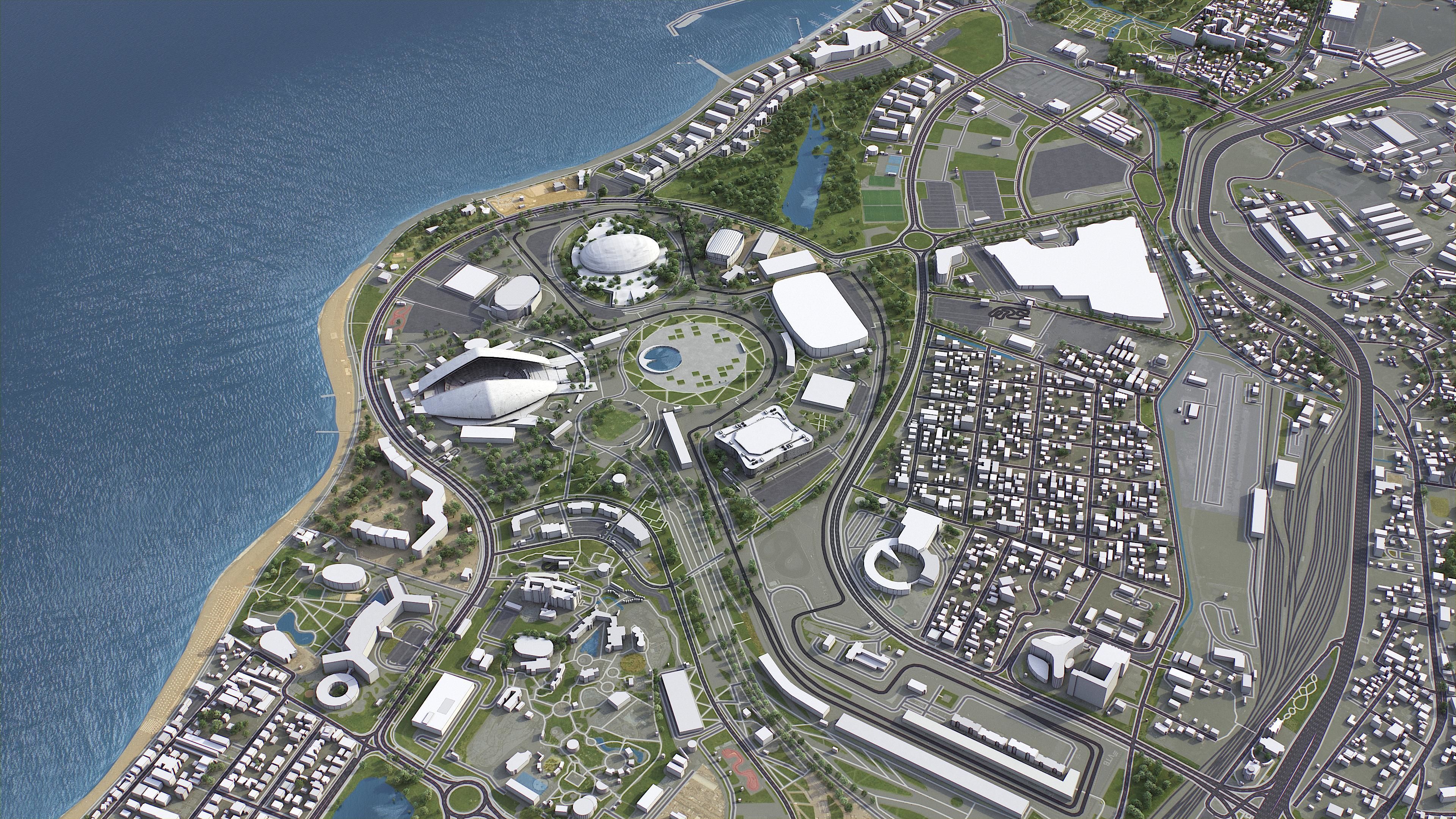 Adler - City 3D Model Low-poly 3D model_4