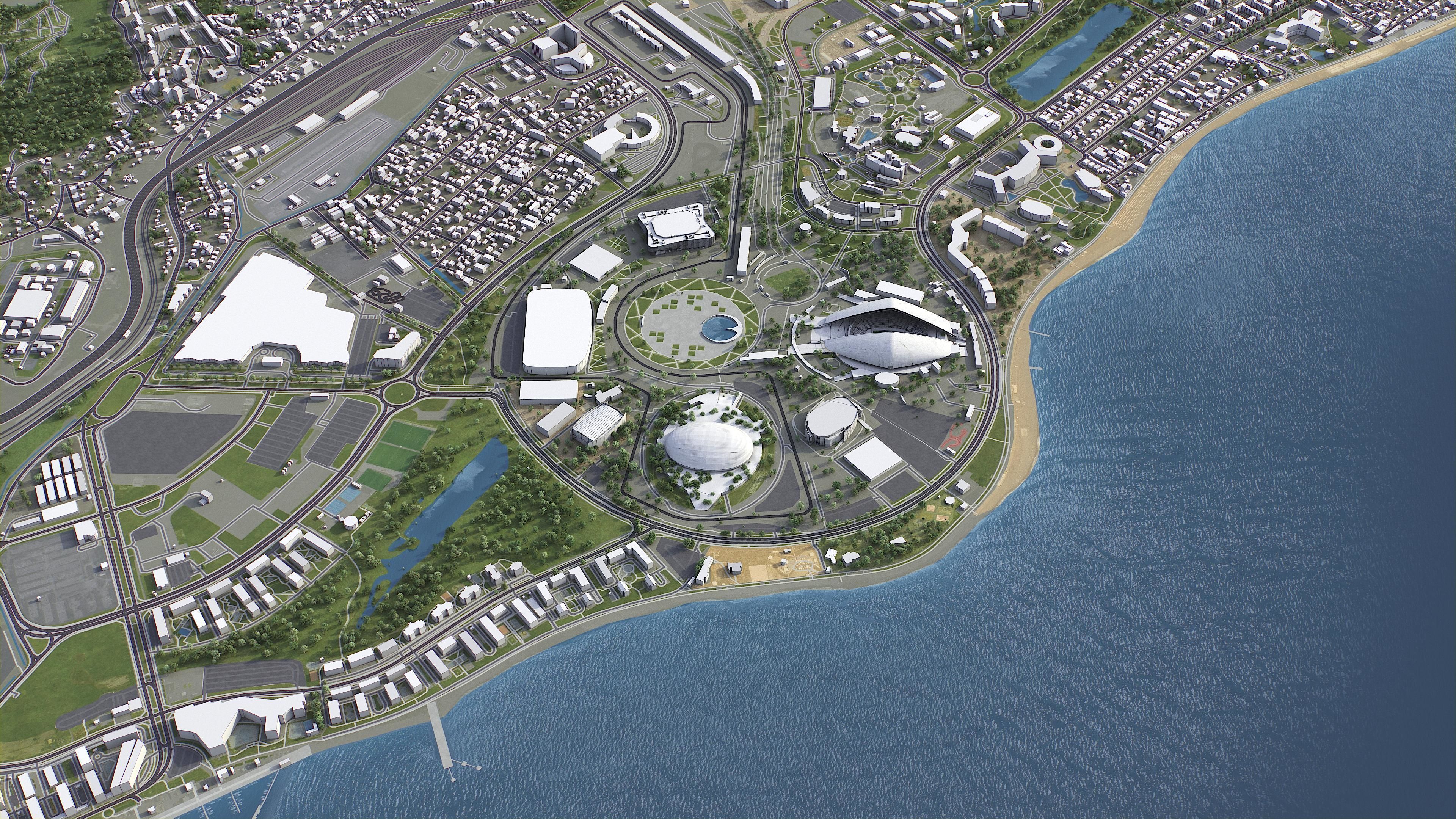 Adler - City 3D Model Low-poly 3D model_1