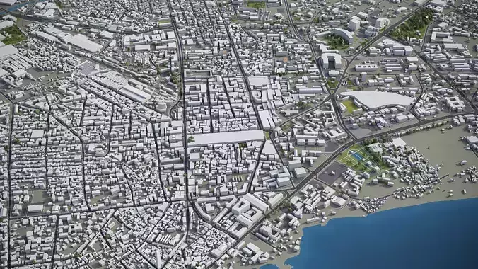 Accra - City 3D Model