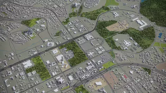 Abuja - City 3D Model