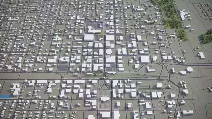 Abilene - City 3D Model