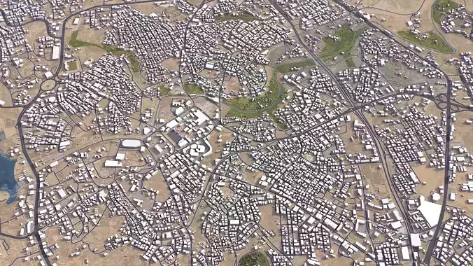 Abha - City 3D Model