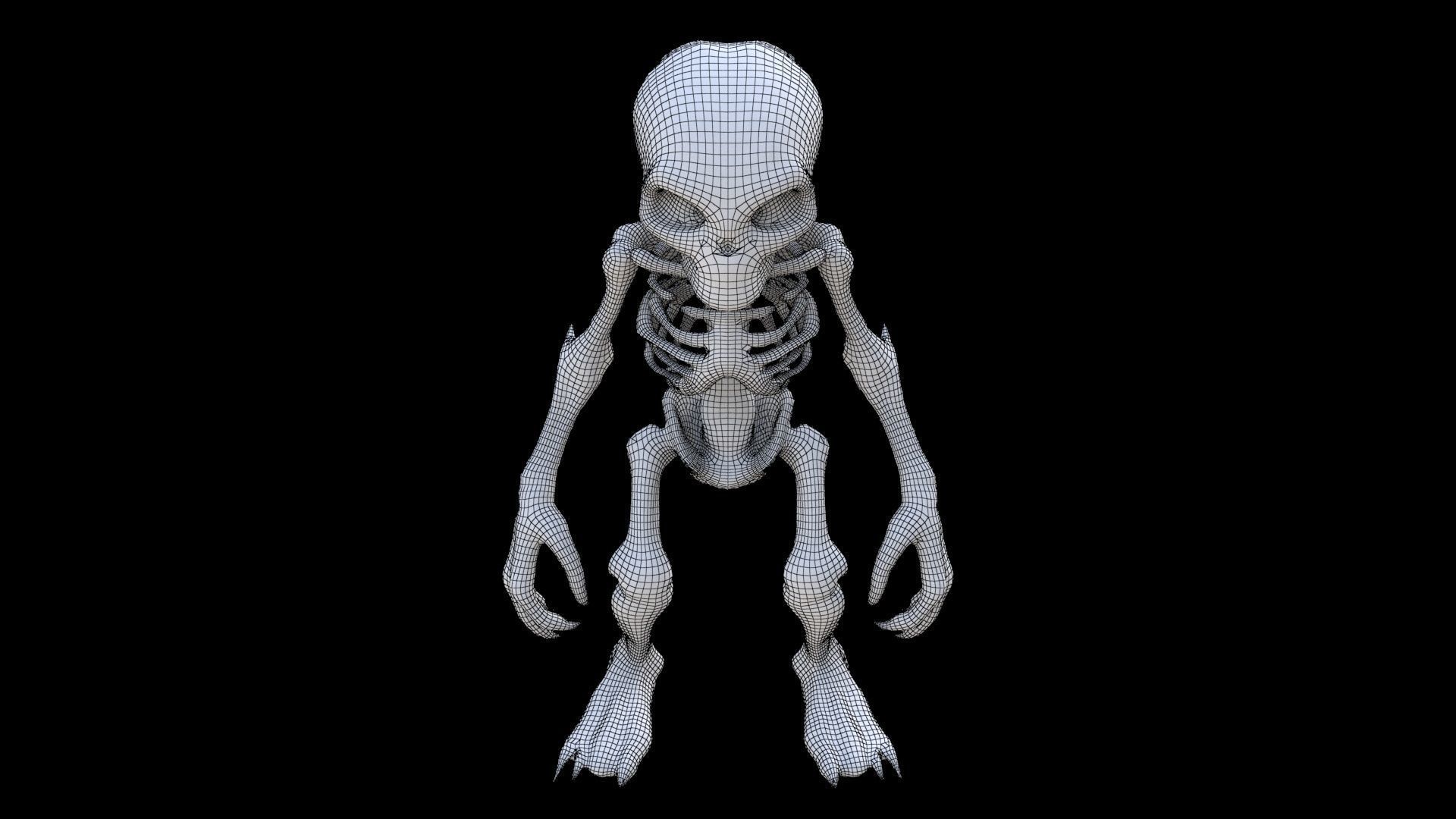 Monster005 3D model_6