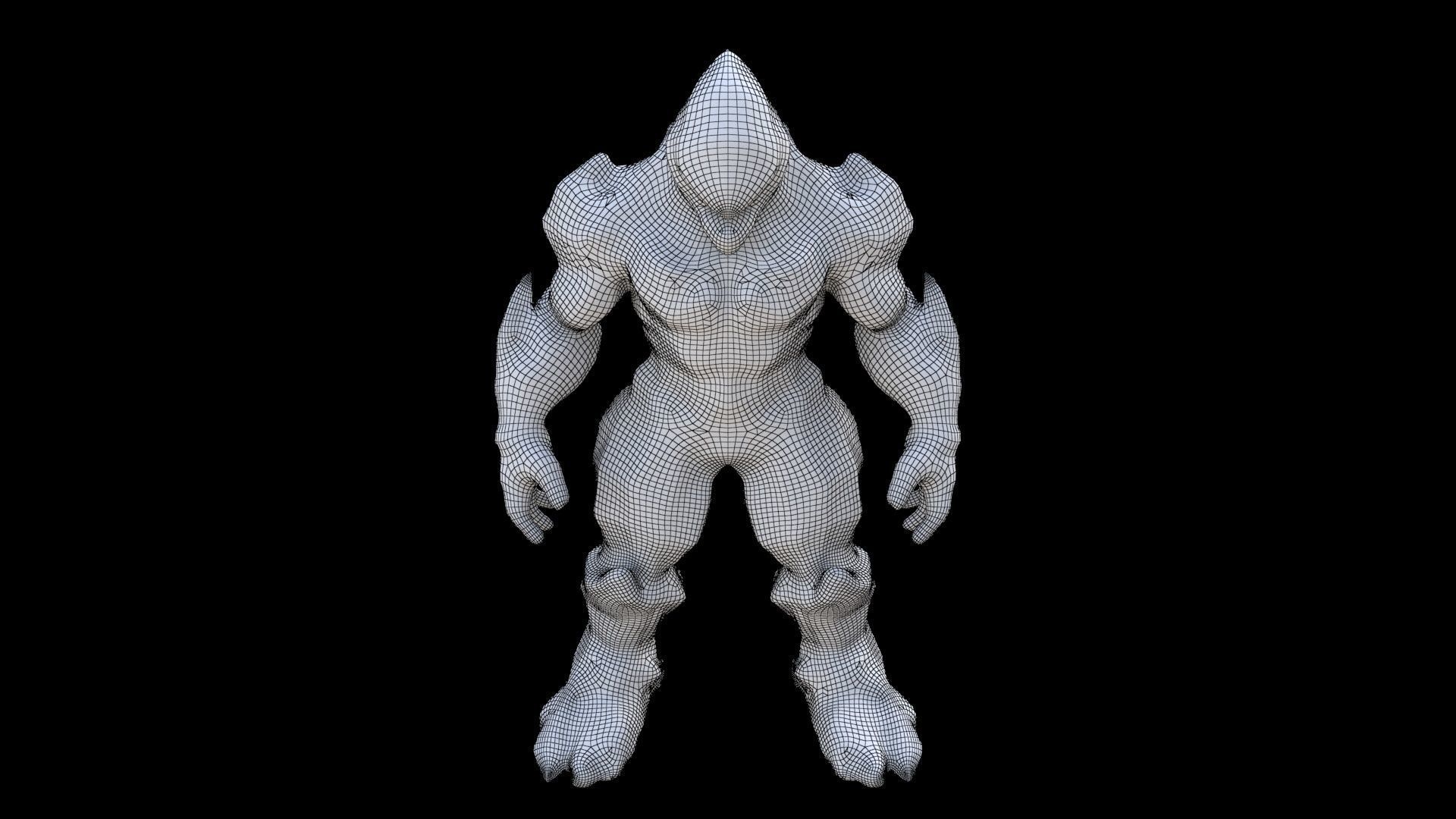 Monster011 3D model_6