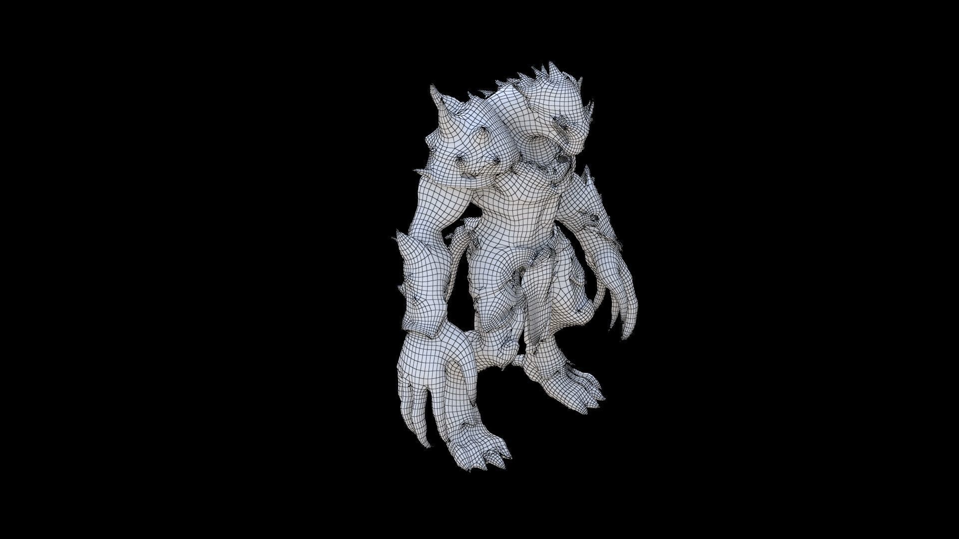 Monster014 3D model_5