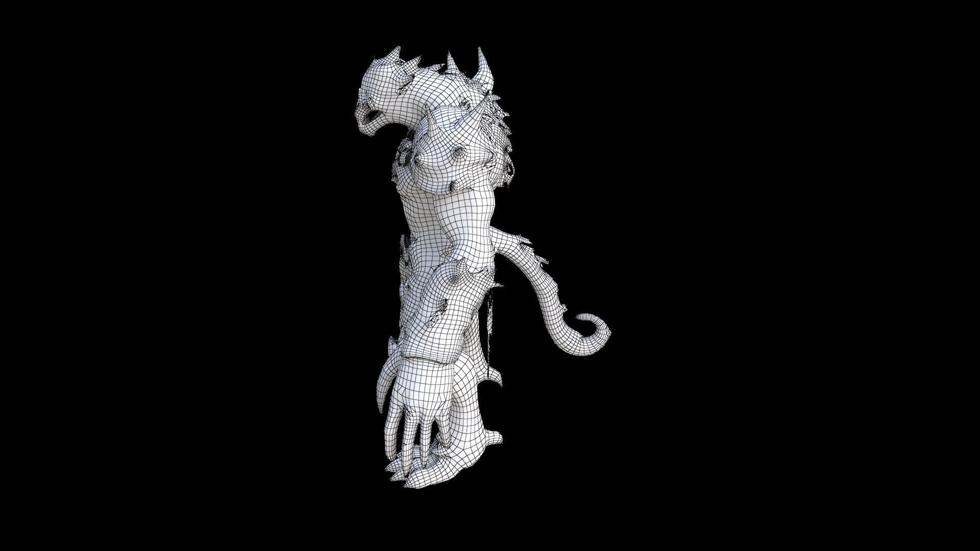 Monster014 3D model_7