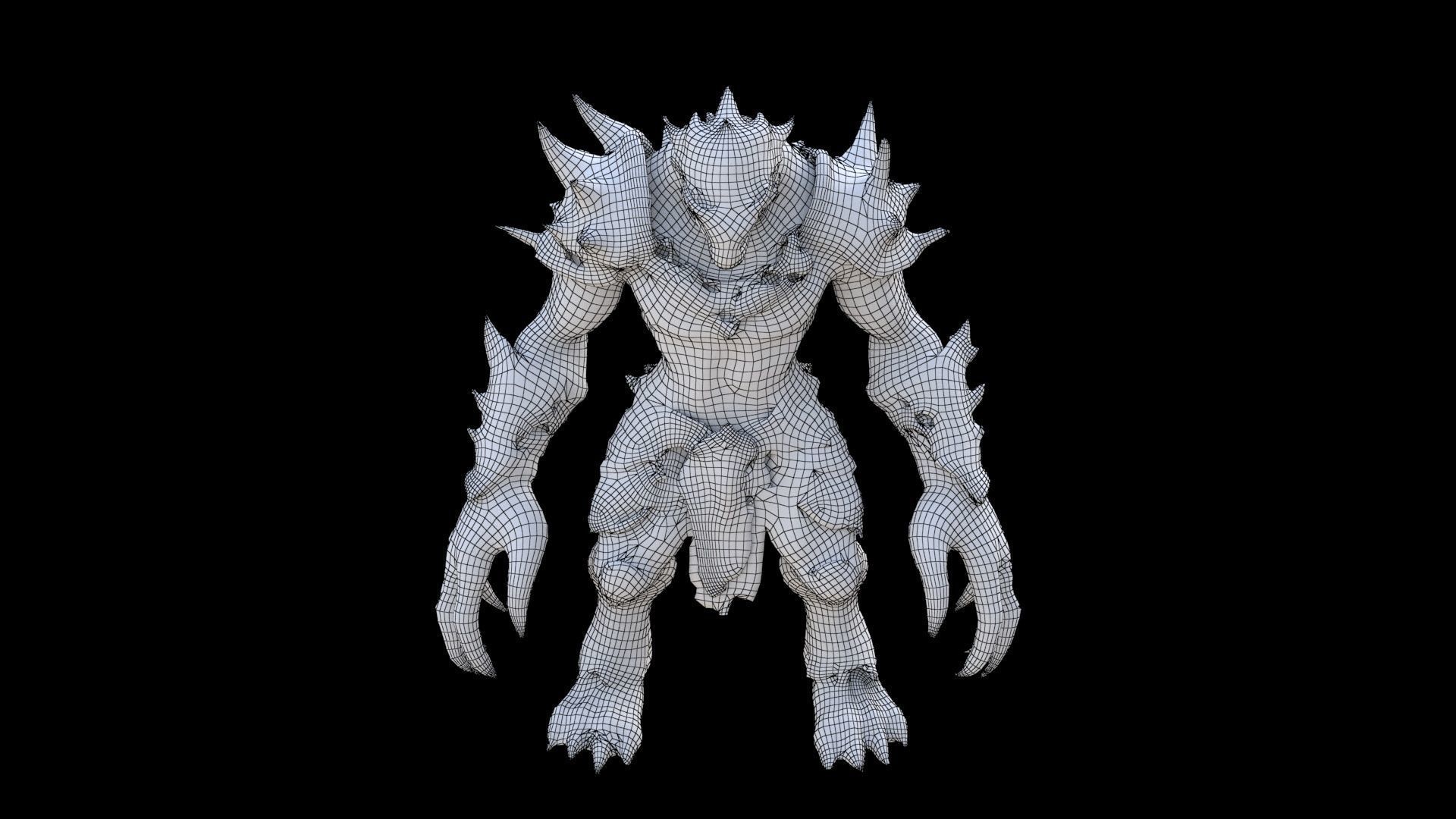 Monster014 3D model_6