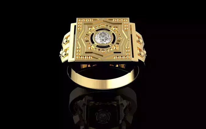 Gold N1234 3D print model