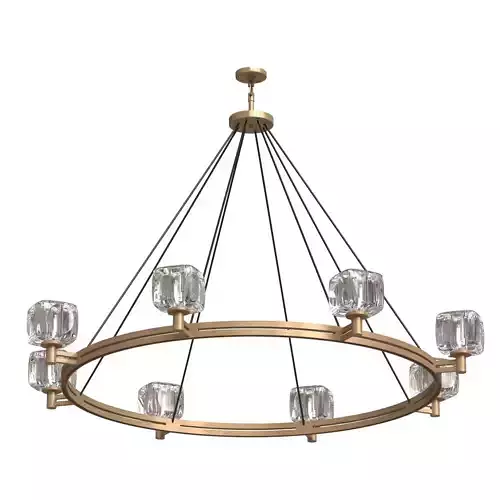 Restoration Hardware Demaret Round Chandelier