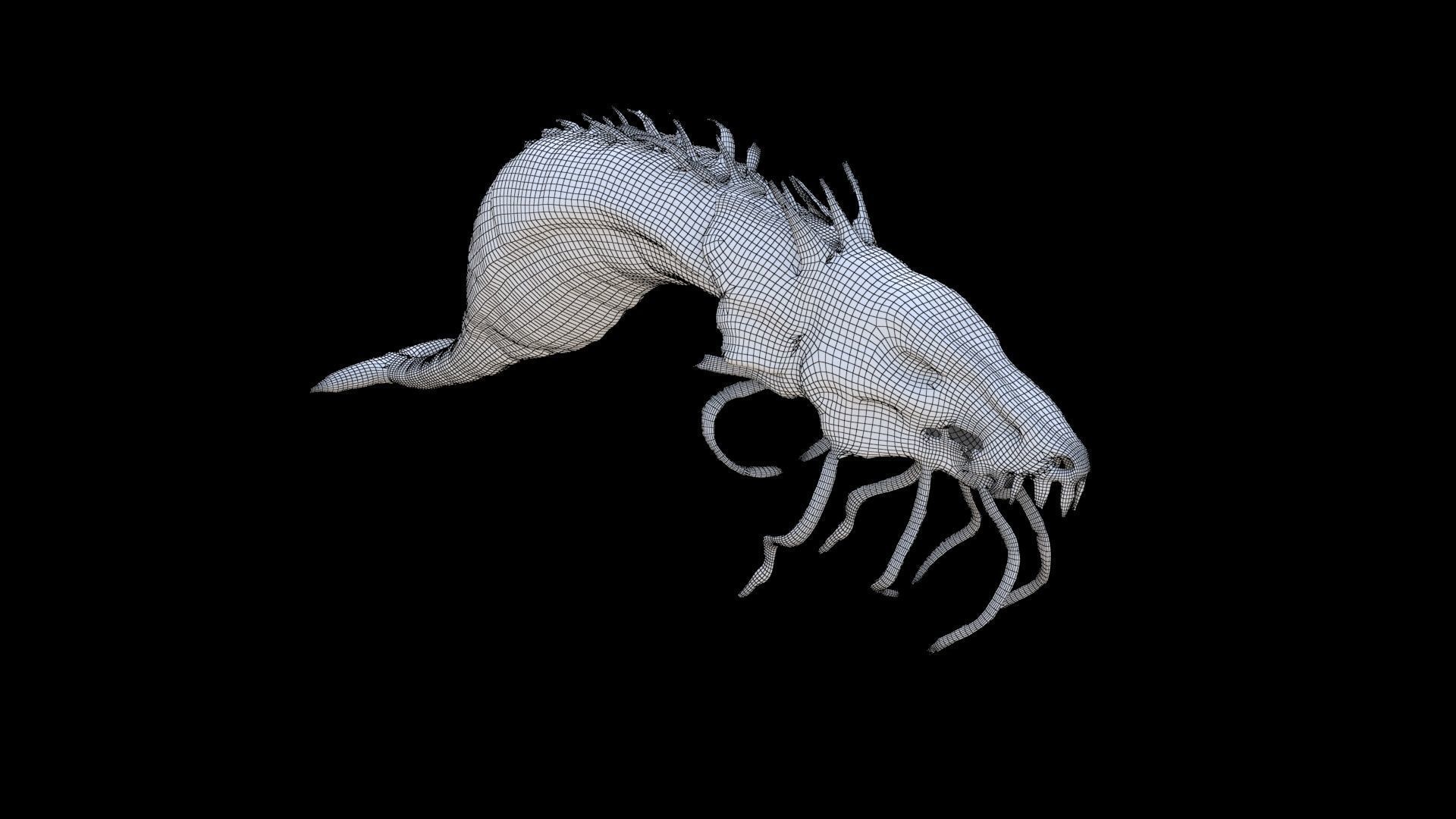 Monster018 3D model_5