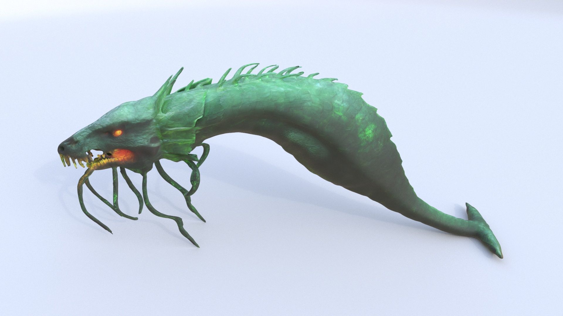 Monster018 3D model_2