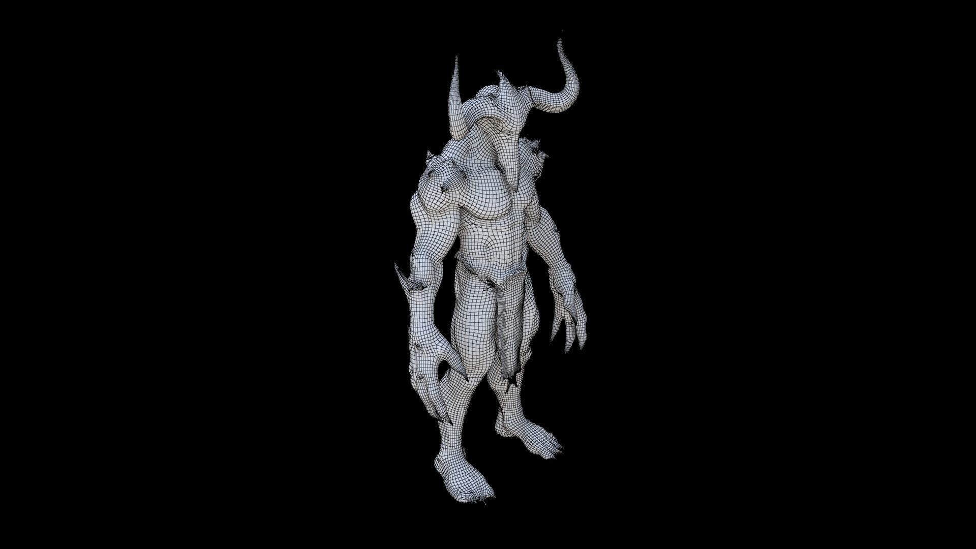 Monster019 3D model_5