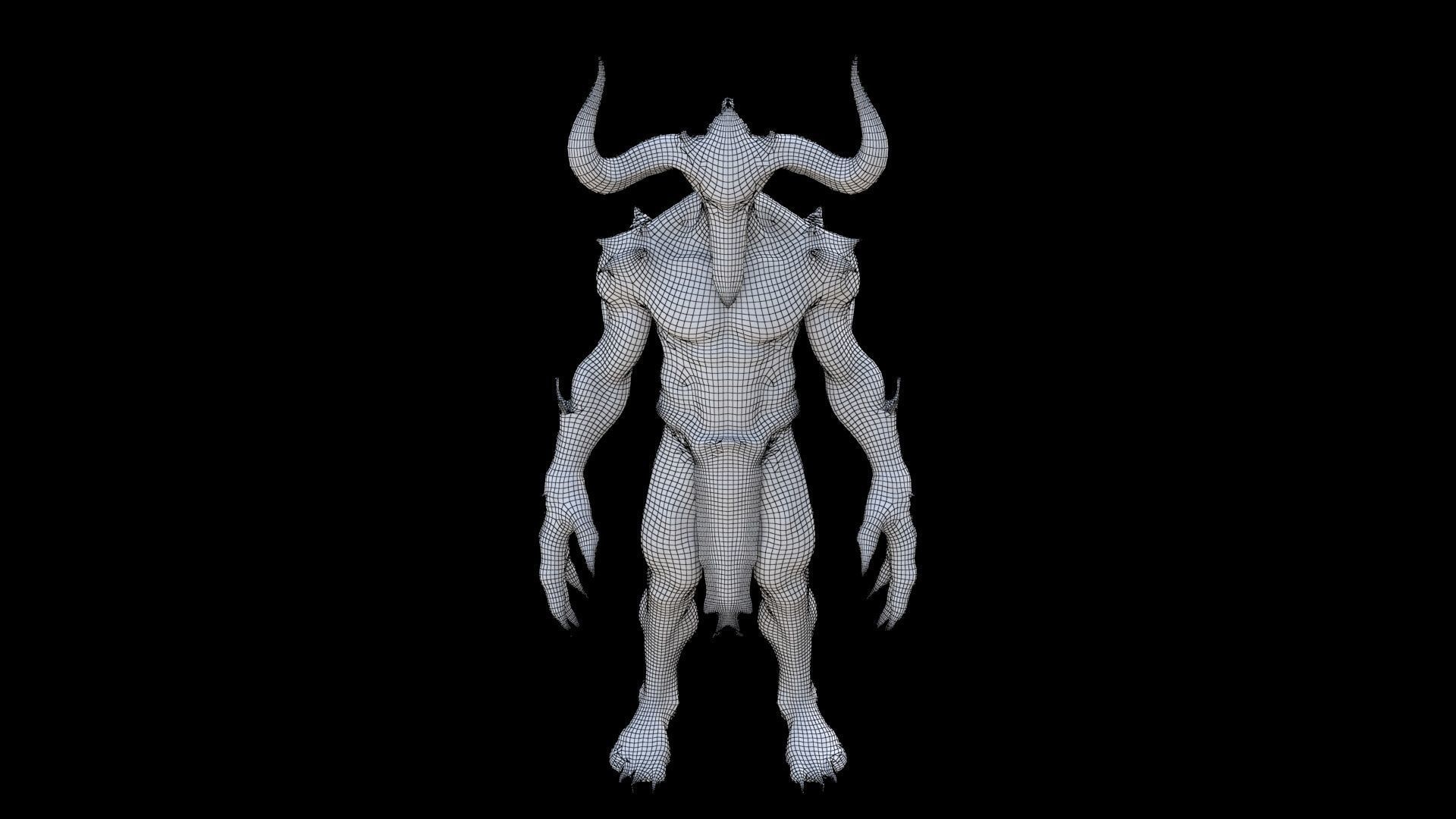 Monster019 3D model_6