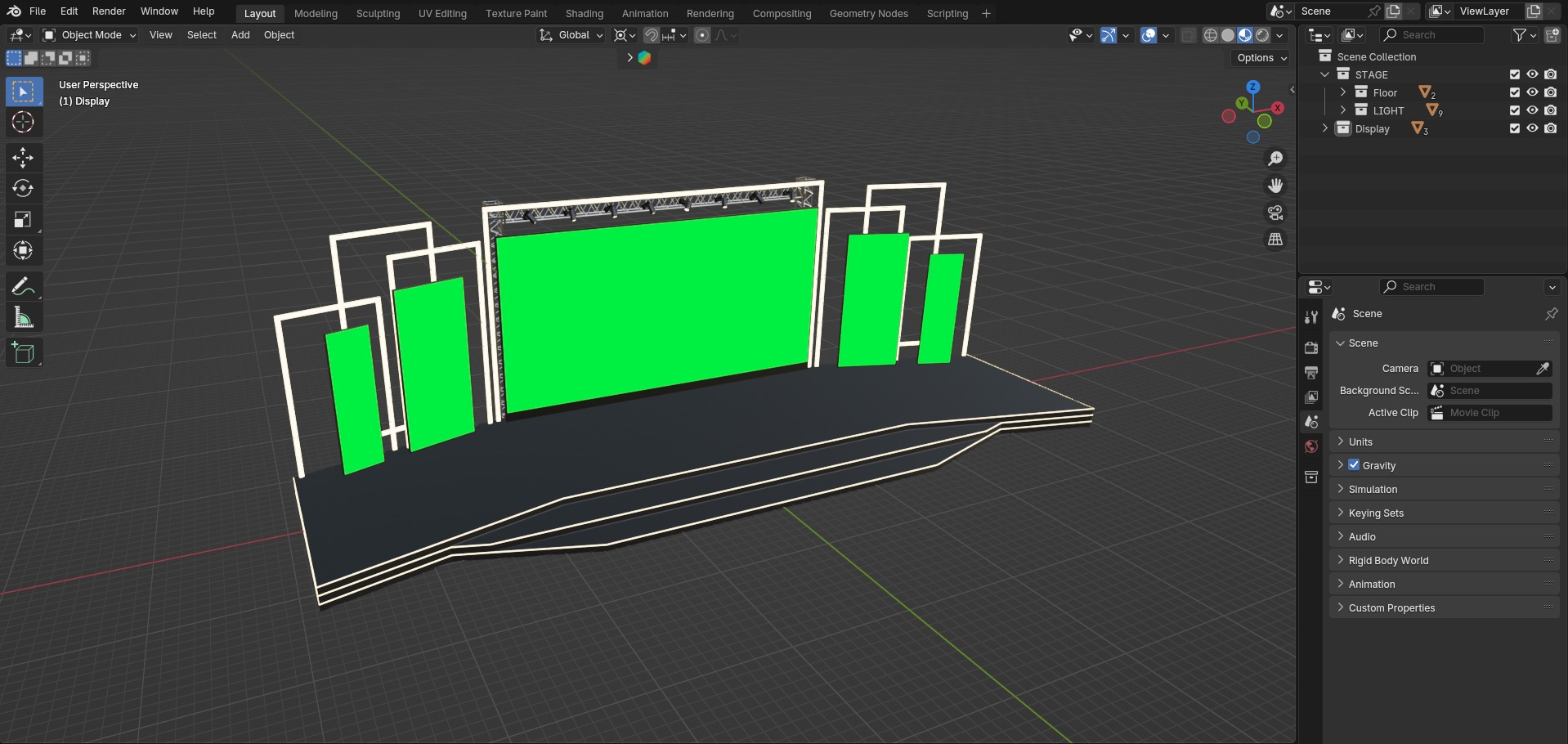 Event stage design 02 3D model_13