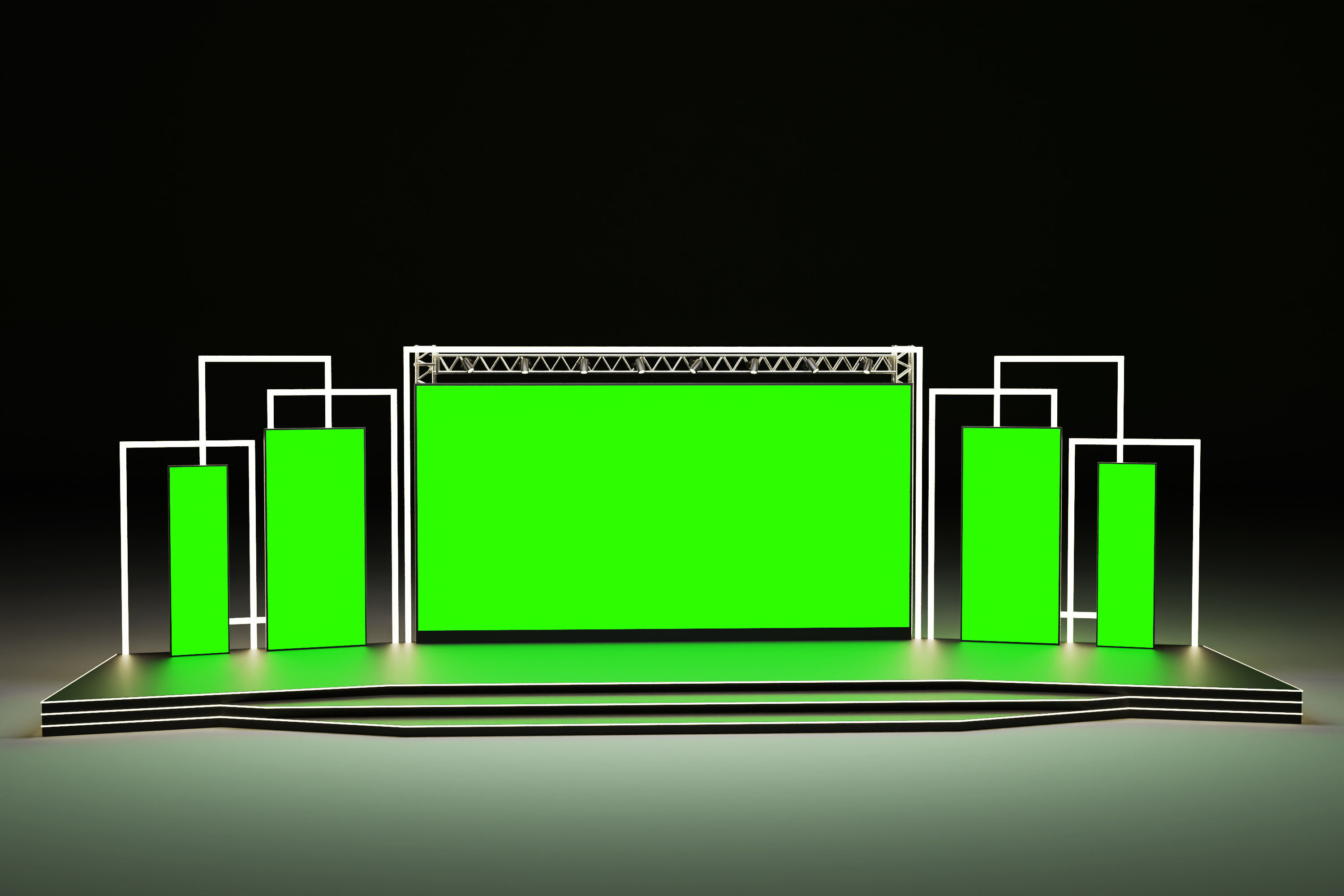 Event stage design 02 3D model_6