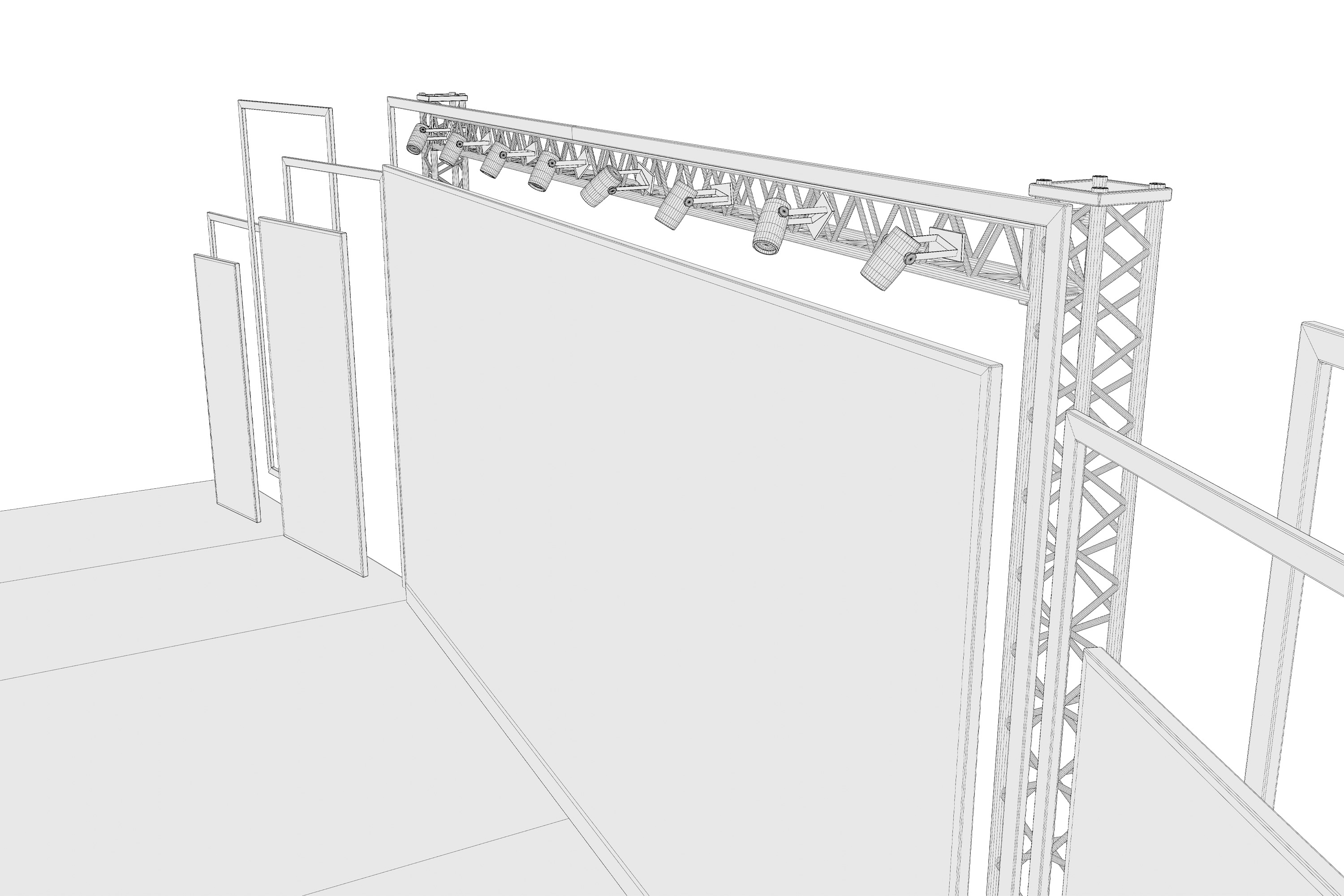 Event stage design 02 3D model_10