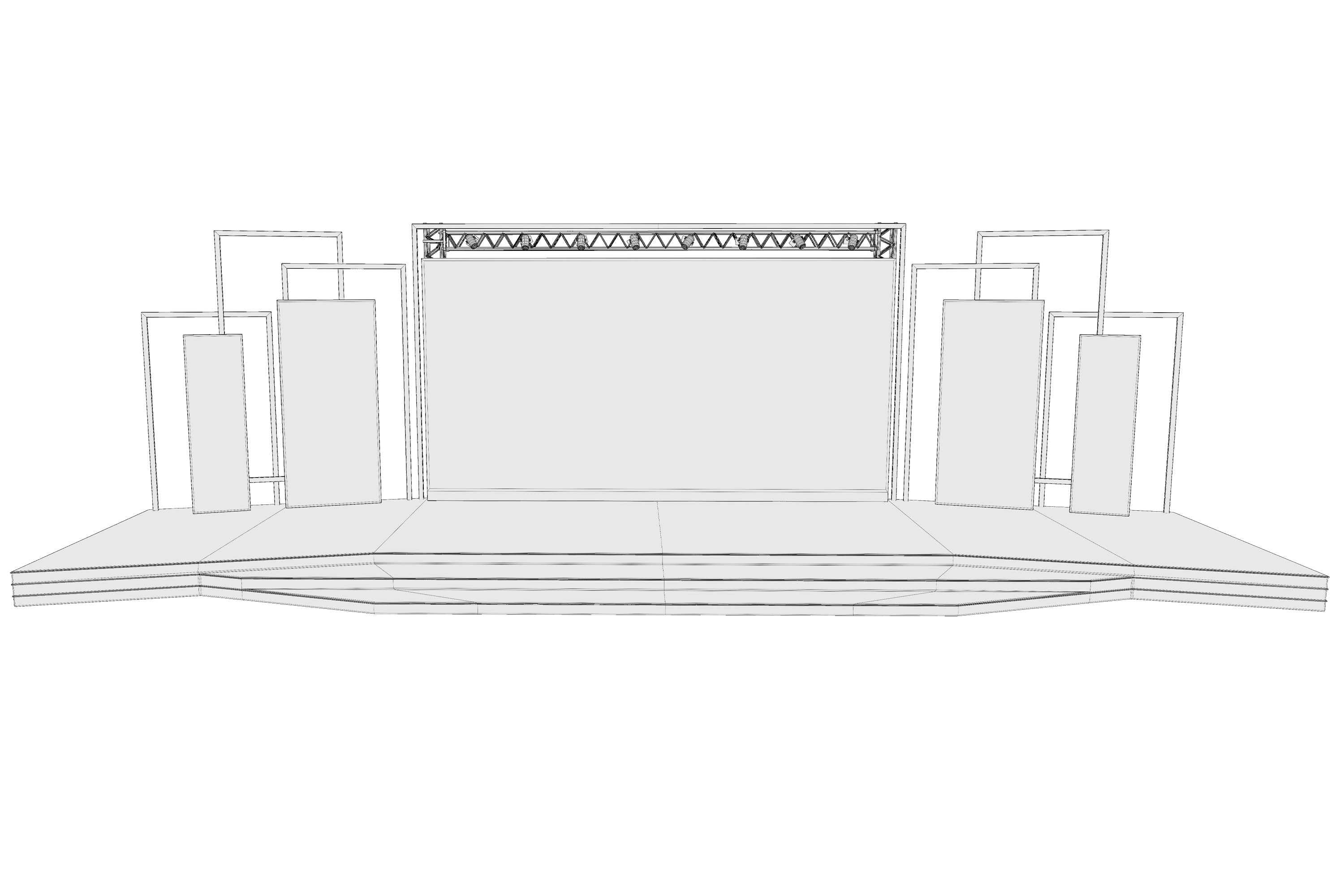 Event stage design 02 3D model_11