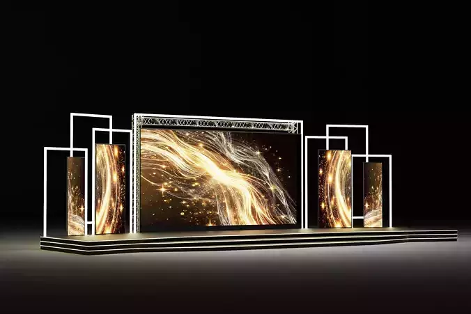 Event stage design 02 3D model