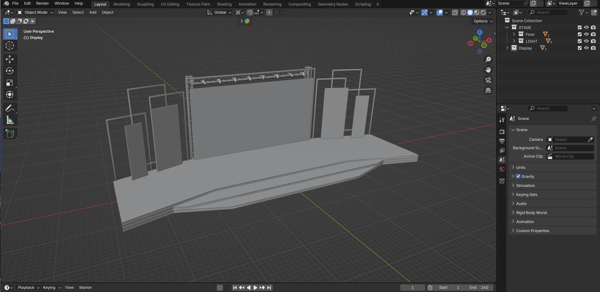 Event stage design 02 3D model_12