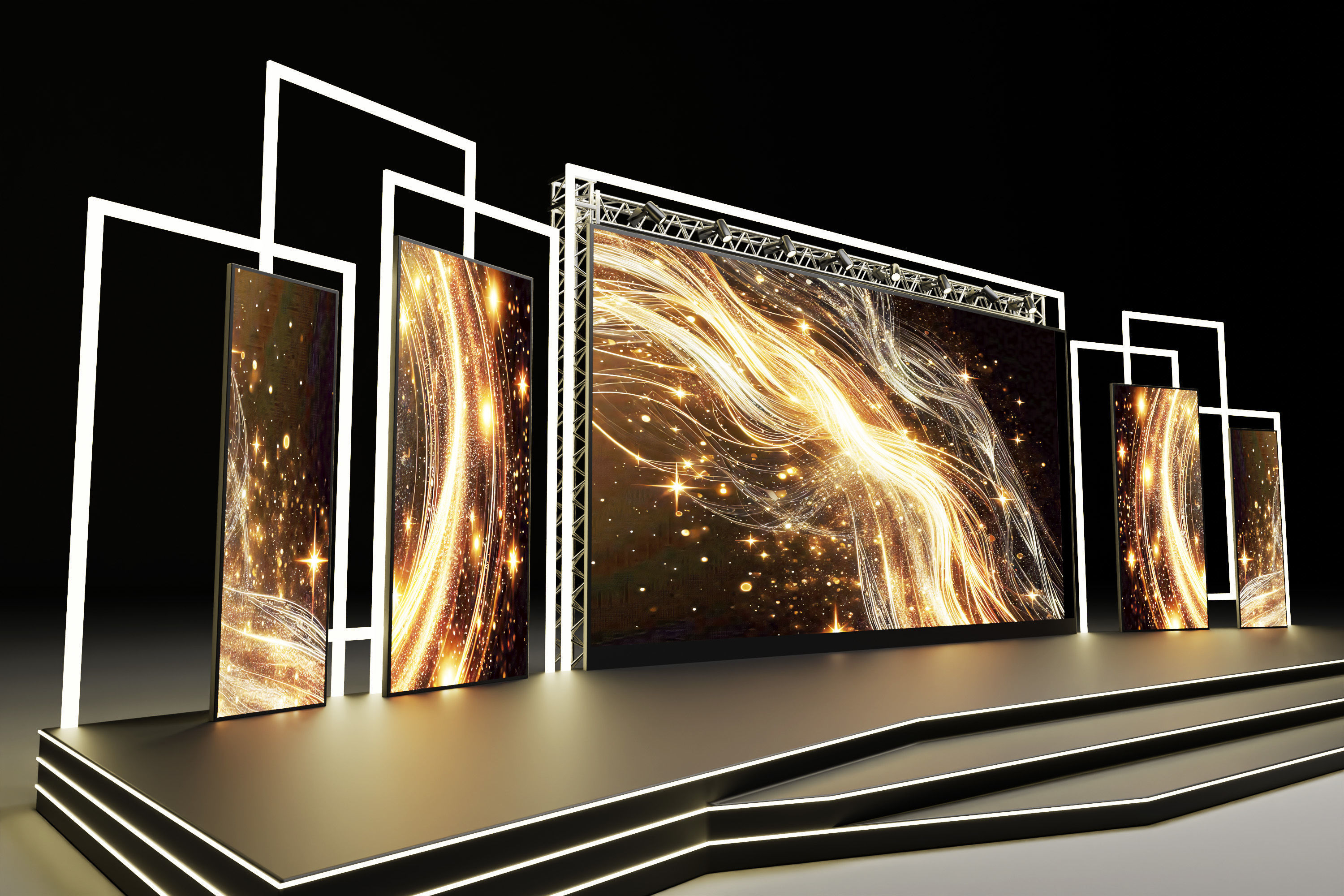 Event stage design 02 3D model_5