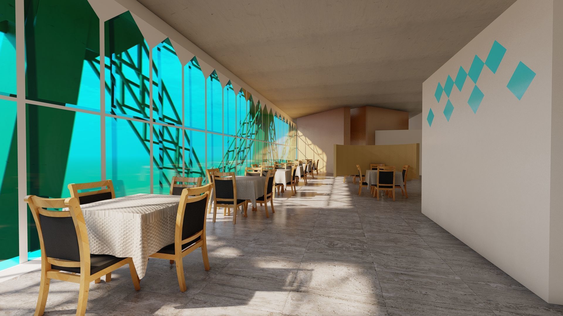 The Eiffel tower with interior 3D model_37