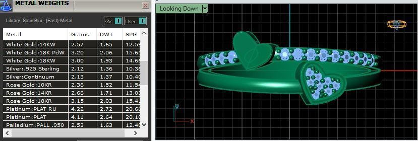Minimal Heart diamond ring 147-MW 3D print model_12