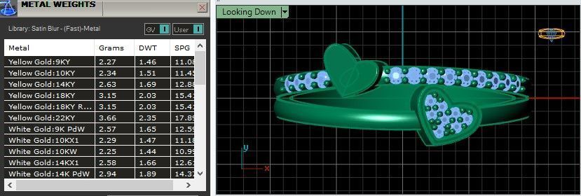 Minimal Heart diamond ring 147-MW 3D print model_11