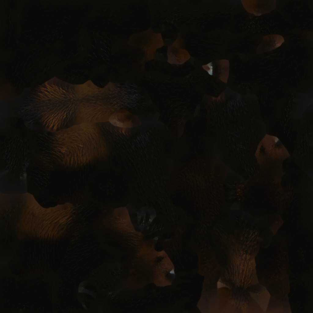 Low poly bear 3d model Low-poly 3D model_12