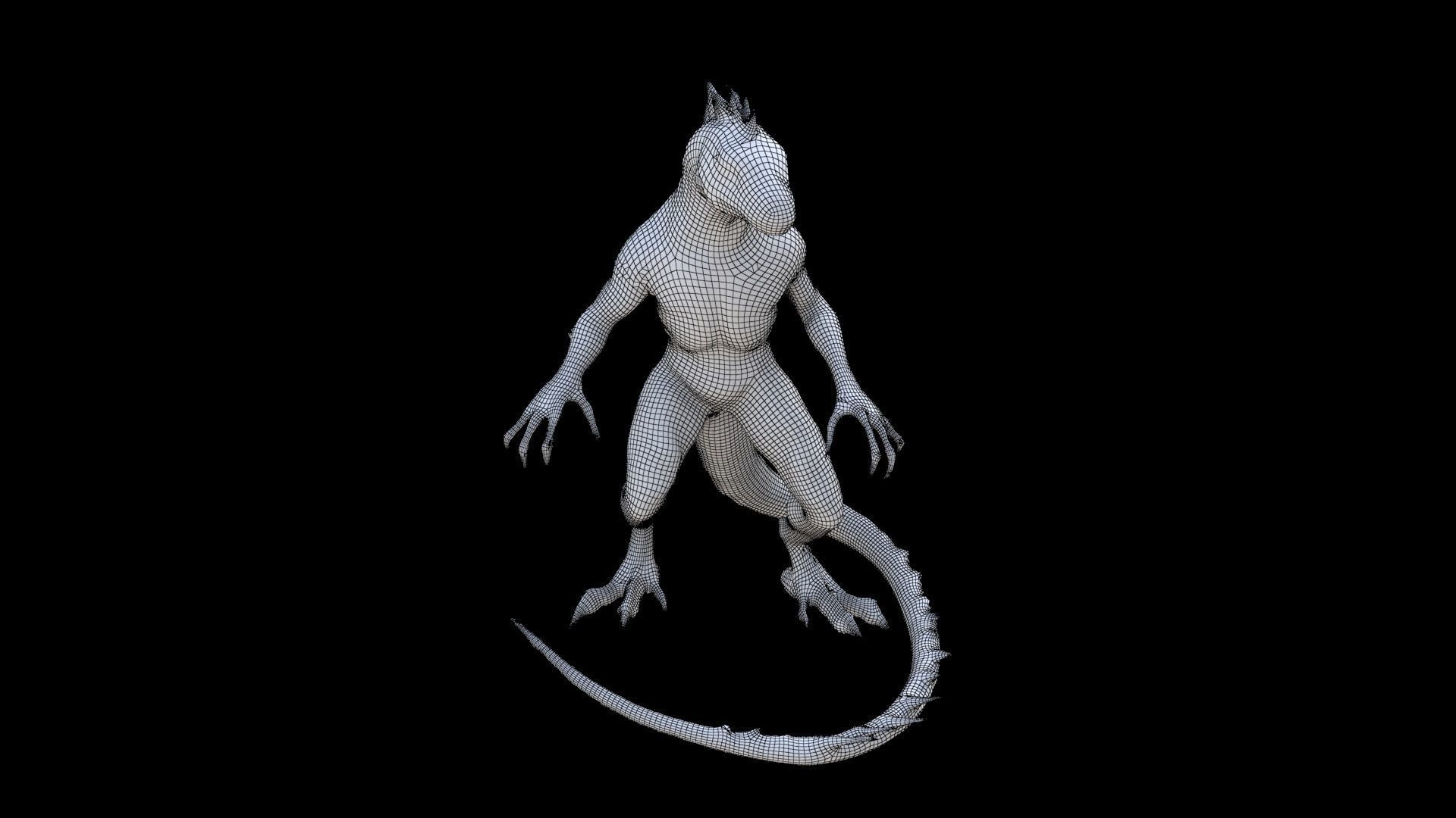 Monster025 3D model_6