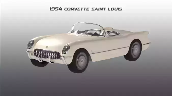 Chevrolet - 1954 - Corvette Saint Louis