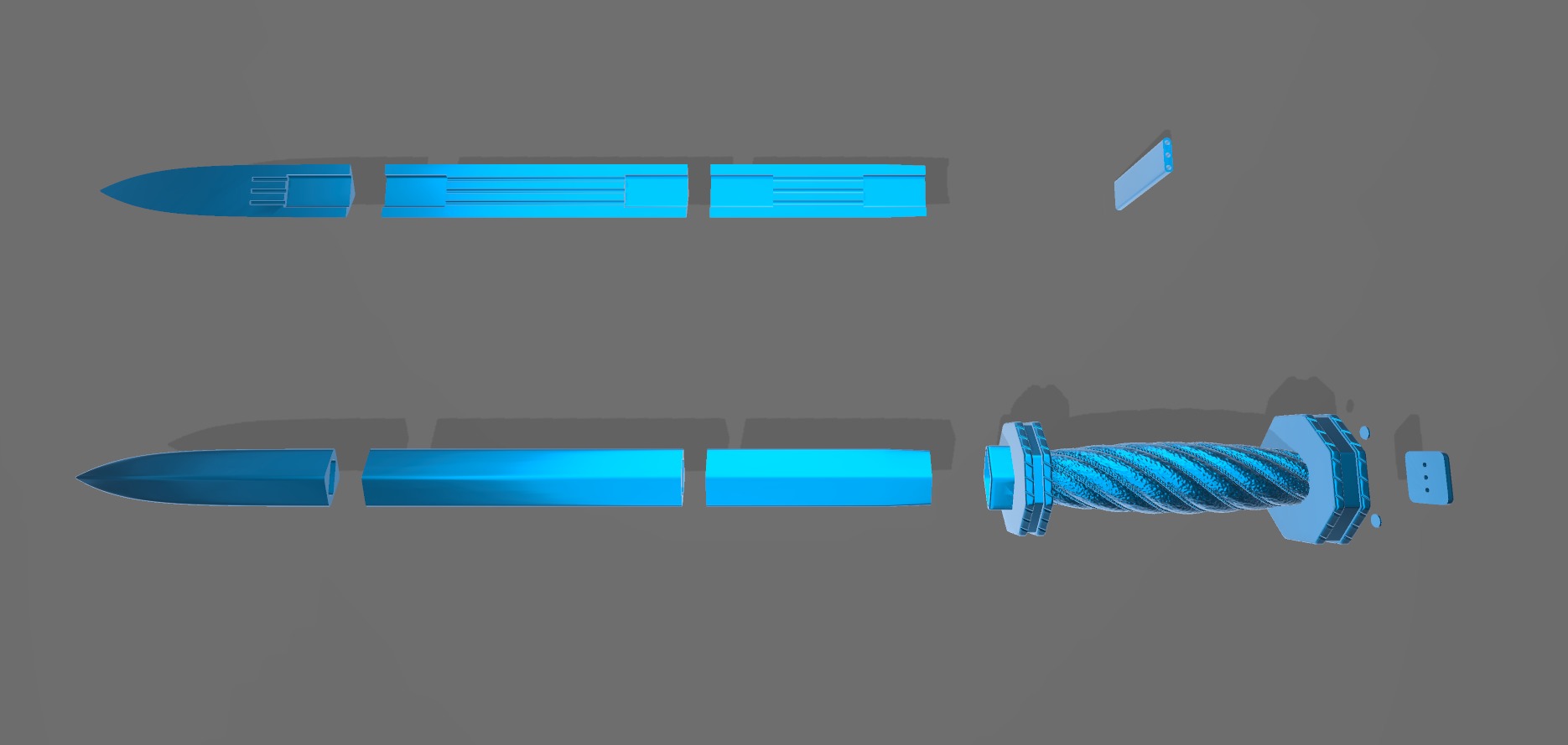 Aemonds Weapons Pack - Show Accurate 3D print model_4