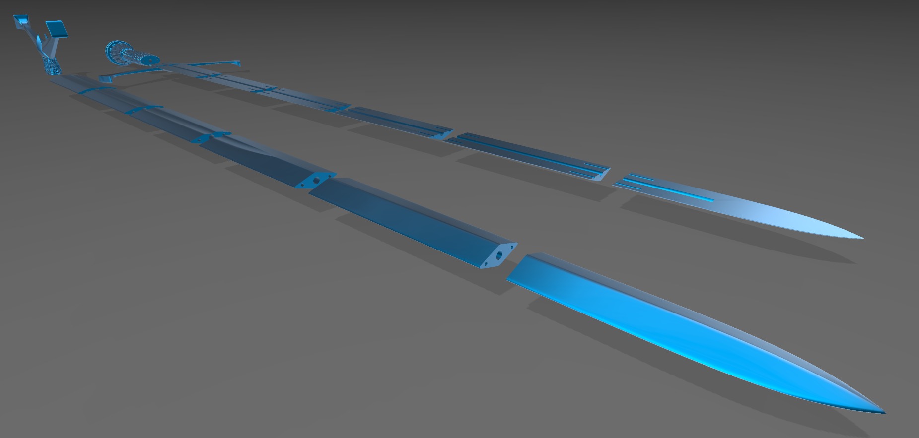 Aemonds Weapons Pack - Show Accurate 3D print model_5