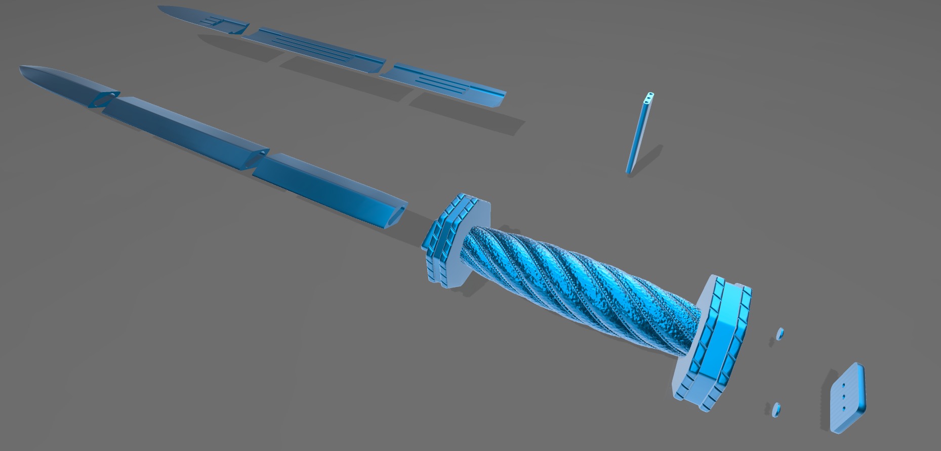 Aemonds Weapons Pack - Show Accurate 3D print model_6