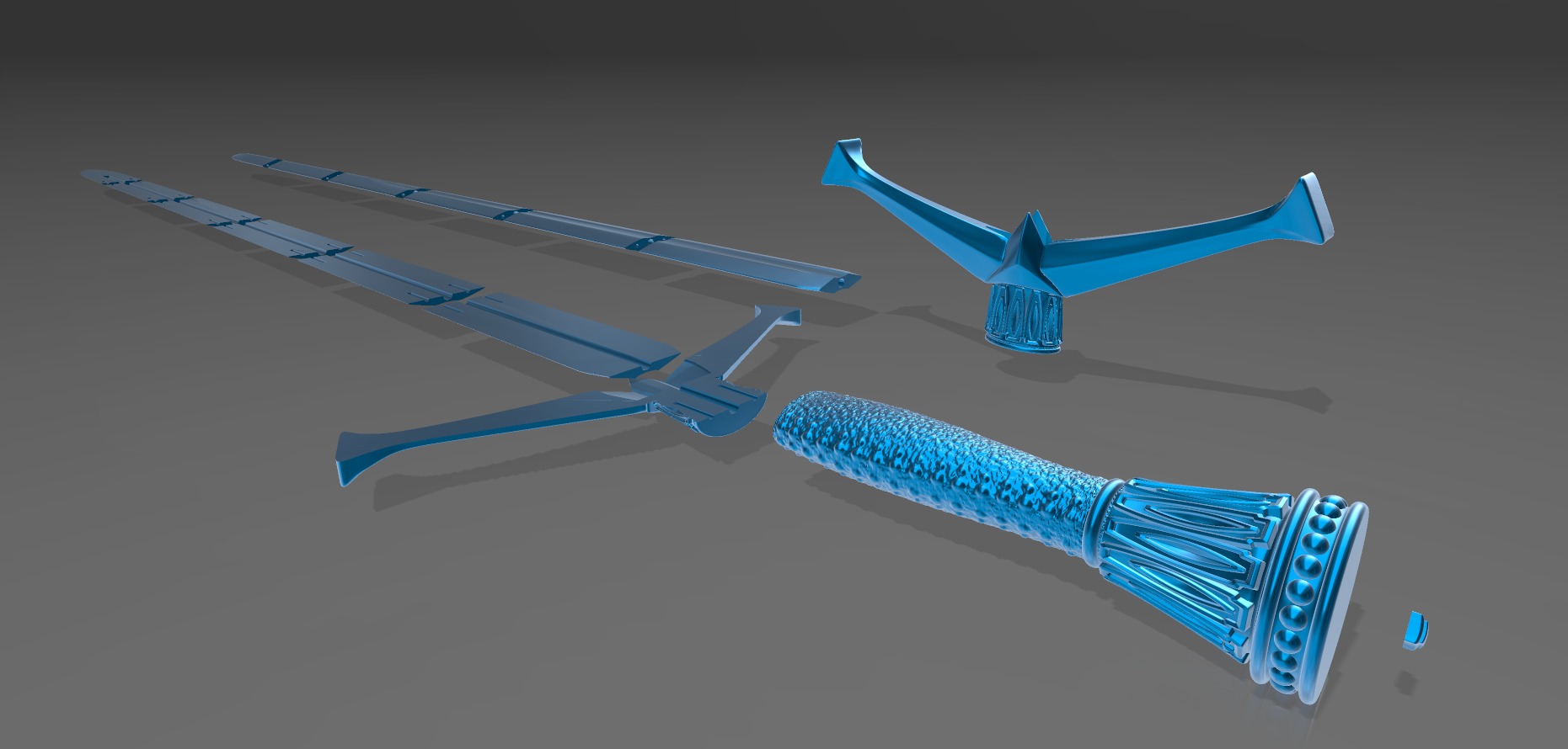 Aemonds Weapons Pack - Show Accurate 3D print model_7