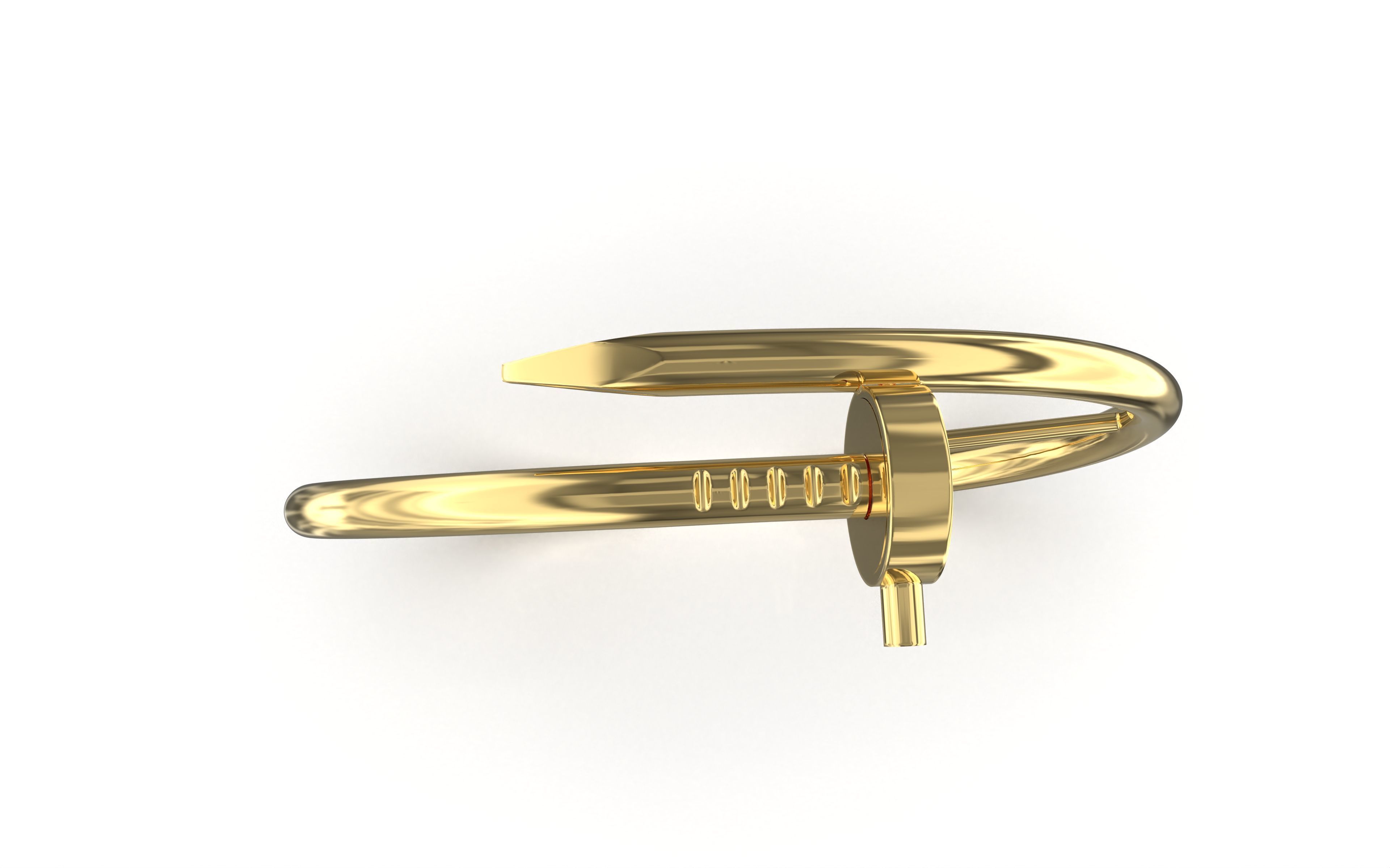 bracelet nail 3D print model_1