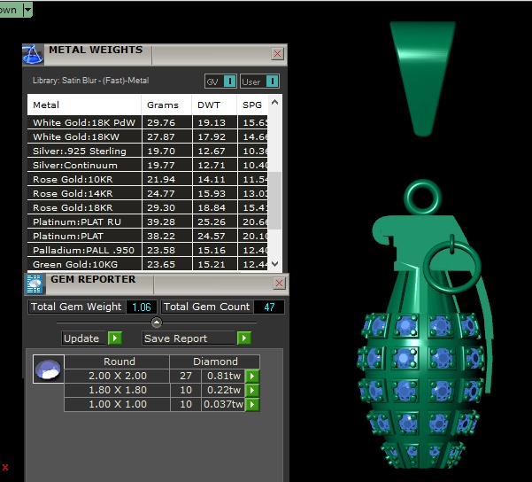  grenade pendant  3D print model_13