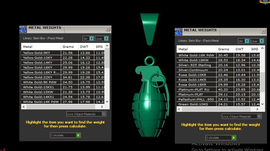  grenade pendant  3D print model_12