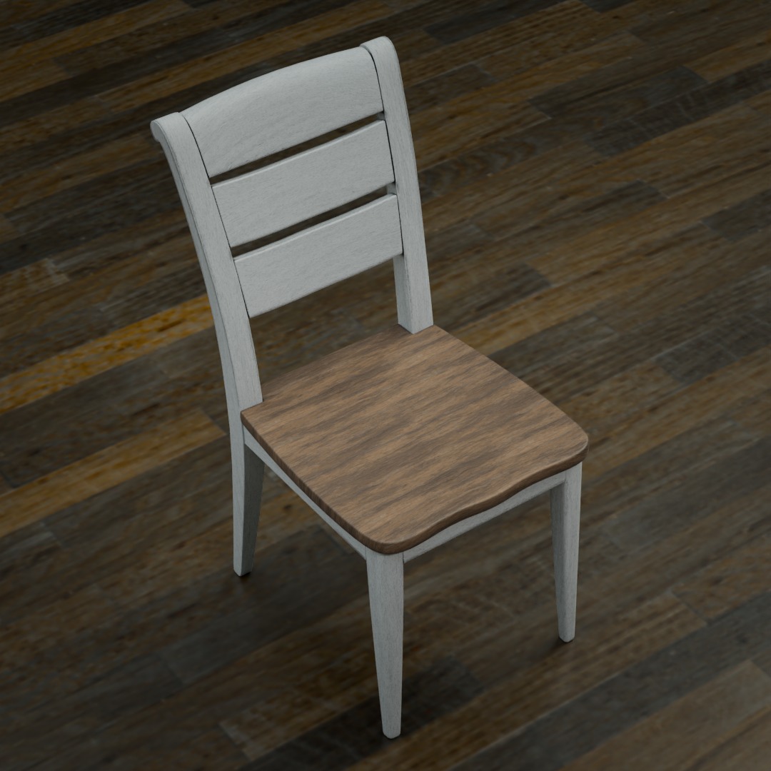 Side Chair 3D model_1
