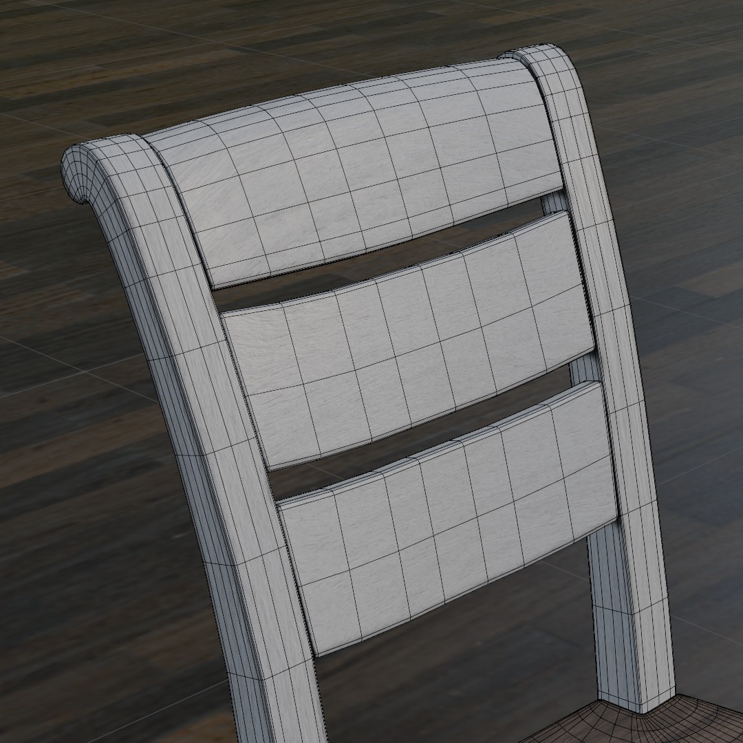 Side Chair 3D model_6