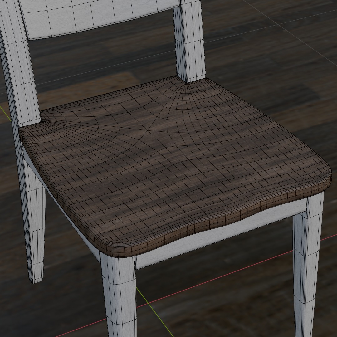 Side Chair 3D model_5