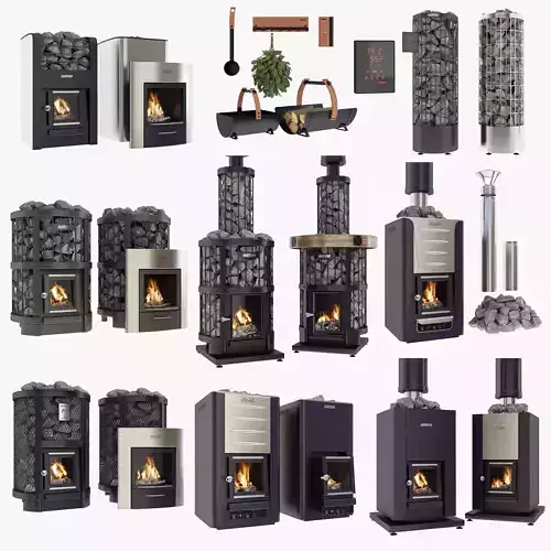 Collection bath stoves Harvia
