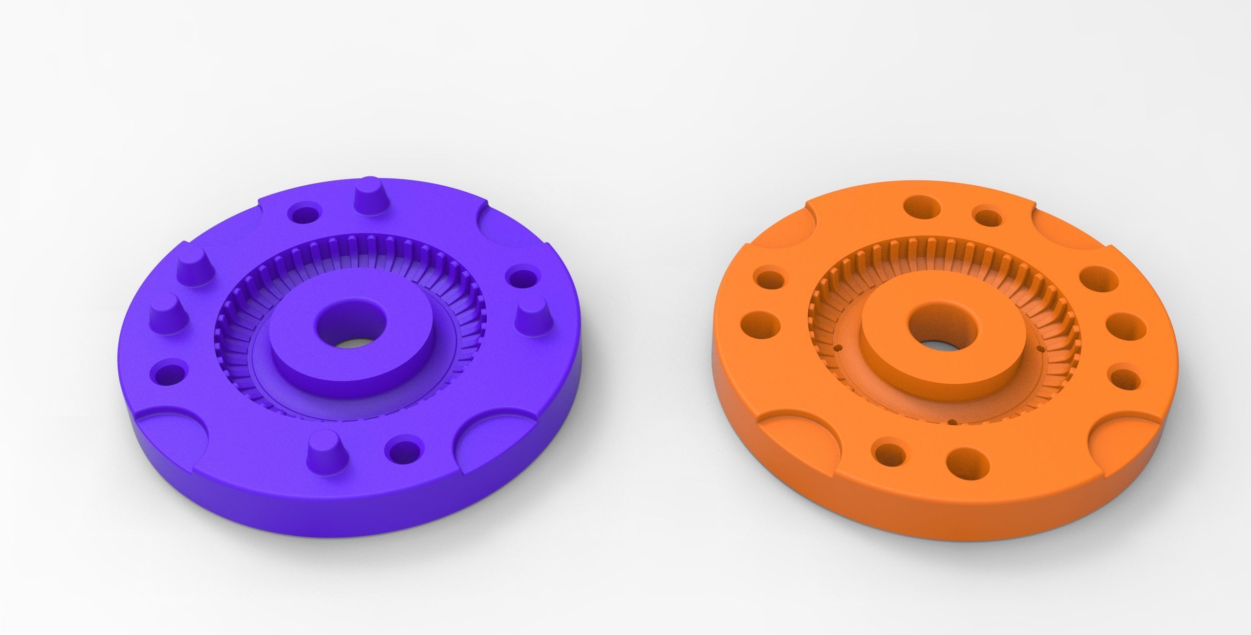 Mold for diecast tire 3 Scale 1 to 10 and 1 to 14 and 1 to 25 3D print model_9