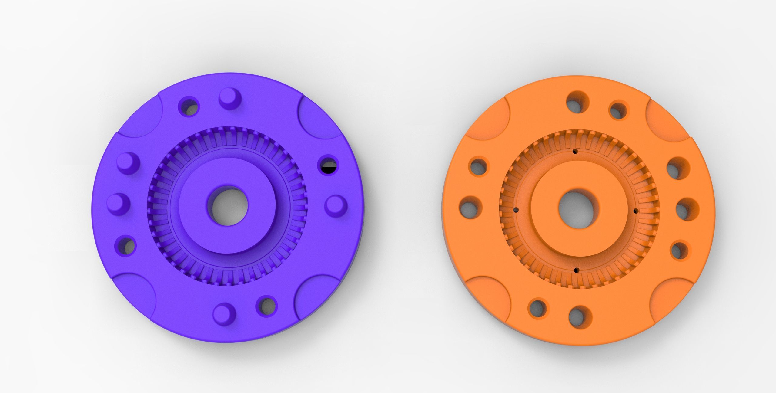 Mold for diecast tire 3 Scale 1 to 10 and 1 to 14 and 1 to 25 3D print model_10